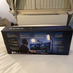 Elgato Key Light Air – Professional Streaming & Video Light (Wi-Fi, Adjustable)